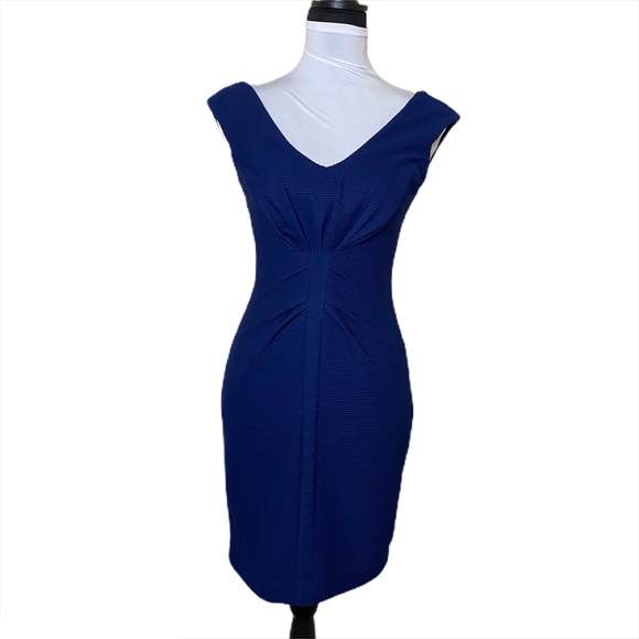 cobalt blue dress bodycon
